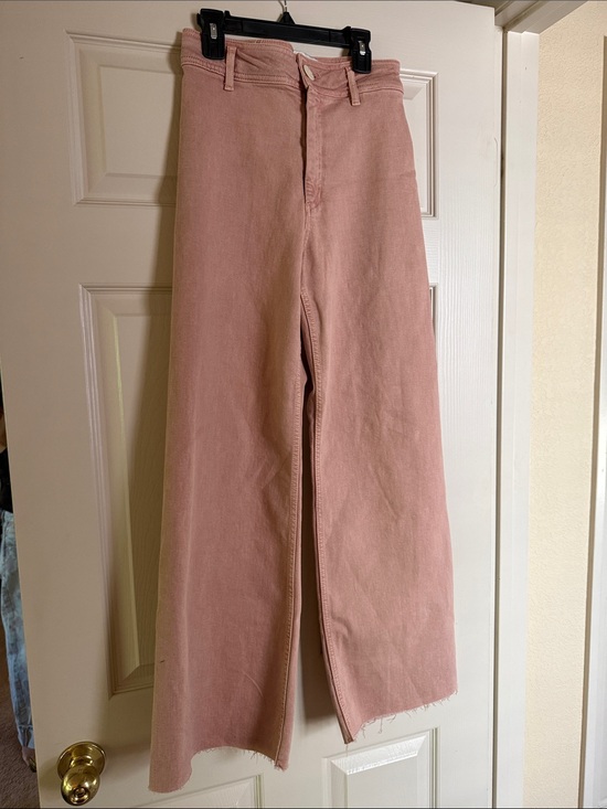 Zara Denim - Zara The Marine Straight Jeans in Blush Pink